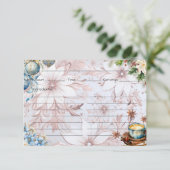 Recept Kaart voor kerstochtend (Staand voorkant)