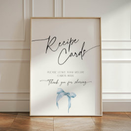 Recept Kaart Vrijgezellenfeest Something Blue Dust Reclamebord Met Voetstuk