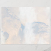 Recept Kaart Ze is op cloud 9 Vrijgezellenfeest Ga (Achterkant)