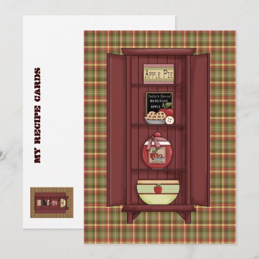 recept-kaarten (Voorkant / Achterkant)