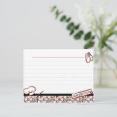 Recept Kaarten. Kus de kok Briefkaart (Staand voorkant)