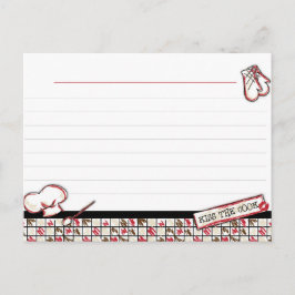 Recept Kaarten. Kus de kok Briefkaart