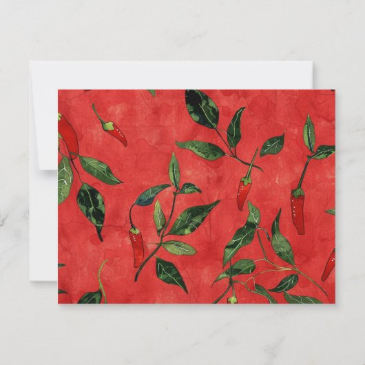 Recept Kaarten met hete pepers (Achterkant)