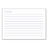 Recept Kaarten Navy Blue Vrijgezellenfeest (Achterkant)