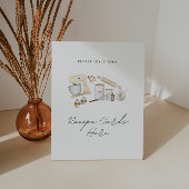 Recept Kaarten Teken Voorraad het Keuken Vrijgezel Reclamebord Met Voetstuk