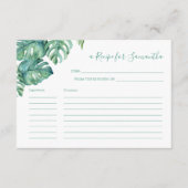 Recept Kaarten Tropisch groen (Voorkant)