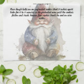 Recept keepsake Christmas Gnome Rood Pet Theedoek (Gevouwen)