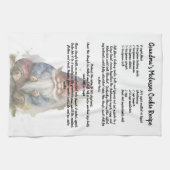 Recept keepsake Christmas Gnome Rood Pet Theedoek (Horizontaal)