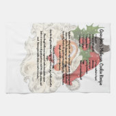 Recept keepsake Kerst  Santa Clause Kit Theedoek (Horizontaal)