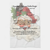 Recept keepsake Kerst  Santa Clause Kit Theedoek (Verticaal)