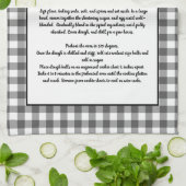 Recept Keepsake Kerstkoekjes grijs geplakt Theedoek (Gevouwen)