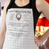 Recept keepsake Kerstkoekjes Rood Groen plaid Schort