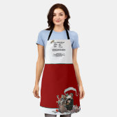 Recept Keepsake Rode Kerst  Kerstman Schort (Gedragen)