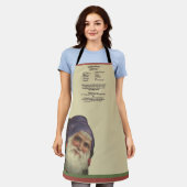 Recept Keepsake Sinterklaas Kerstmis Schort (Gedragen)