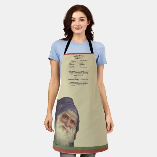 Recept Keepsake  Sinterklaas Kerstmis Schort (Gedragen)