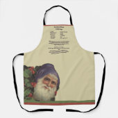 Recept Keepsake Sinterklaas Kerstmis Schort (Voorkant)