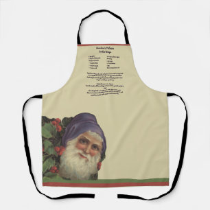 Recept Keepsake  Sinterklaas Kerstmis Schort