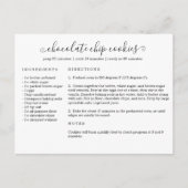 Recept kerst ansichtkaart briefkaart (Voorkant)