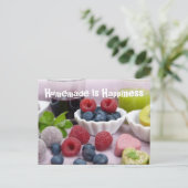 Recept Keuken Chef Voedsel Diner Destiny's Destiny Briefkaart (Staand voorkant)