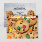 Recept Keuken Chef Voedsel Diner Destiny's Destiny Briefkaart (Voorkant / Achterkant)