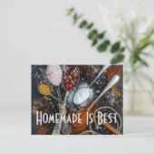 Recept Keuken Chef Voedsel Diner Destiny's Destiny Briefkaart (Staand voorkant)