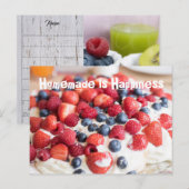 Recept Keuken Chef Voedsel Diner Destiny's Destiny Briefkaart (Voorkant / Achterkant)