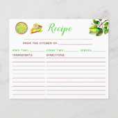 Recept Key Lime Pie (Voorkant)