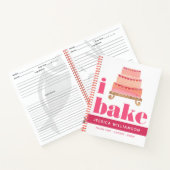Recept Kookboek Cake Roze Sinaasappel Gouden Bak M Notitieboek (Binnen)