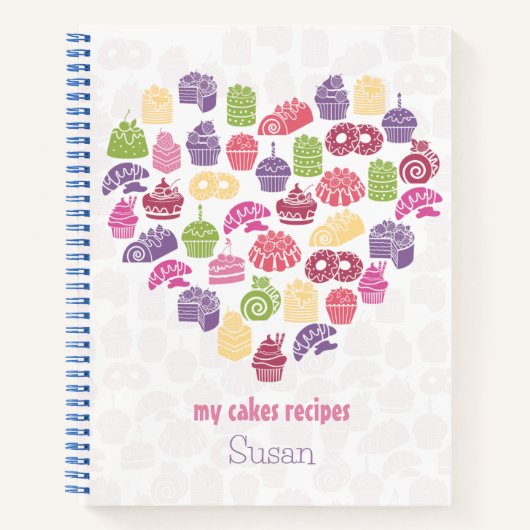 Recept Kookboek & Cakes Notitieboek (Voorkant)