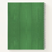 Recept kookboek chef monogram rustieke keuken notitieboek (Achterkant)