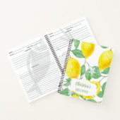 Recept kookboek citroenen notitieboek (Binnen)