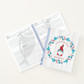 Recept Kookboek Gnoom Vakantie Bloemen Krans Rusti Notitieboek (Binnen)