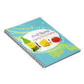 Recept notebook met Italiaanse voedingsmiddelenrec Notitieboek (Rechterzijde)
