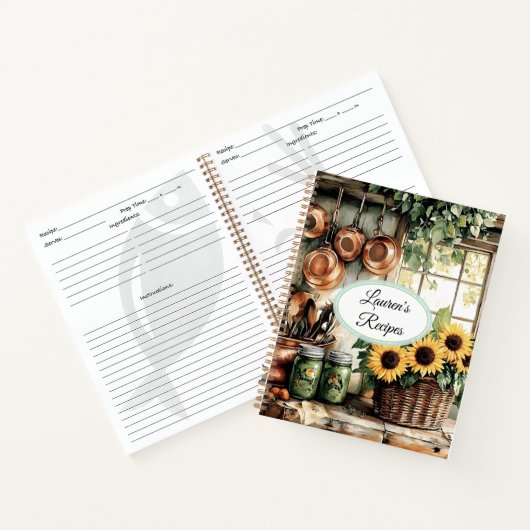 Recept Notitieboek (Binnen)