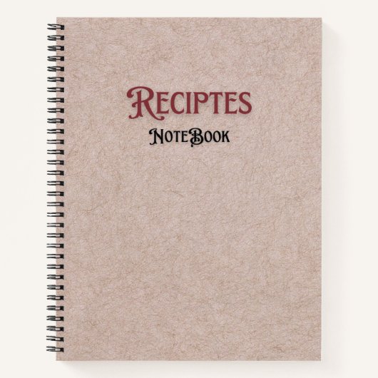 Recept Notitieboek voor GoodNotes (Voorkant)