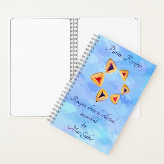Recept Notitieboek voor Purim - of uw speciale tit (Binnen)