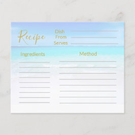 Recept Ocean Beach Zee Blauw