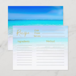 Recept Ocean Beach Zee Blauw