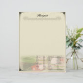 Recept Ongeregeld Briefhoofd met Conversies (Staand voorkant)