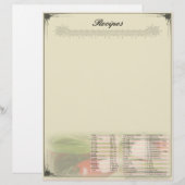 Recept Ongeregeld Briefhoofd met Conversies (Voorkant / Achterkant)