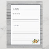 Recept-pagina's voor multomappen in cookies (Voorkant)