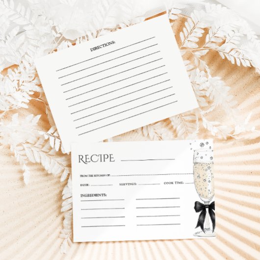 Recept Prosecco Lint Bruidsfeest Informatiekaartje