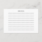 Recept Prosecco Strik Bridal Shower Informatiekaartje (Achterkant)