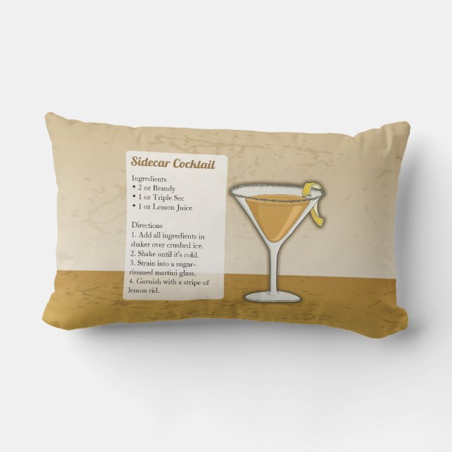 Recept Sidecar Cocktail Kussen (Achterkant)
