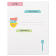 Recept Sjabloon Pagina