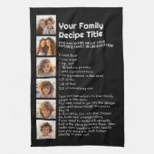 Recept Sjabloon voor Familie Recept en foto's Theedoek (Verticaal)