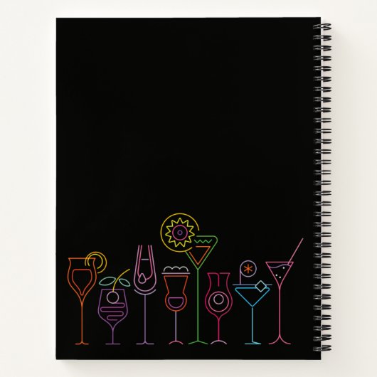  recept van cocktail notitieboek (Achterkant)