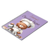 Recept van kleine beer notitieboek (Linkerzijde)