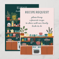 RECEPT VERZOEK Bruiloft Uitnodiging Cute Recept Ve