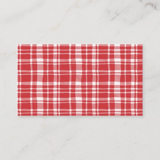 Recept verzoek voor rustieke appel bruidsdouche  informatiekaartje (Achterkant)